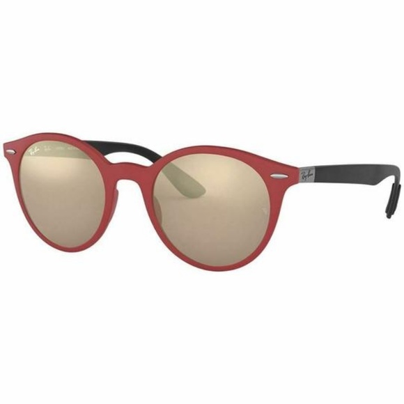 Ray-Ban Accessories - Ray-Ban Round Sunglasses Brown Mirrored Gold Lens